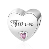 European Heart Shape Charms 925 Silver Bracelet DIY Women Jewelry