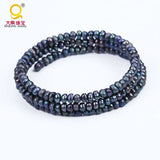 6mm Freshwater Pearl Bracelet for Men Women Kids Multi-Layered Pearl Bracelet
