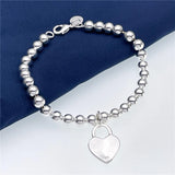 925 Silver Charm Bracelets for Women, Wedding Jewelry