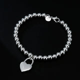 925 Silver Charm Bracelets for Women, Wedding Jewelry