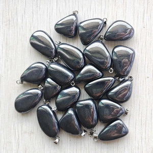 Natural Hematite Stone Irregular pendants 20pcs/lot