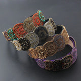 Rhinestone Geometric Headband for Prom, Personalized Ladies Headwear