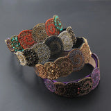 Rhinestone Geometric Headband for Prom, Personalized Ladies Headwear