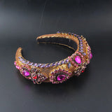 Sequined Sponge Rhinestone Headband for Prom