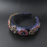 Sequined Sponge Rhinestone Headband for Prom