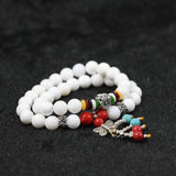 Colorful Shell Round Beaded Bracelet for Women Bangle Jewelry