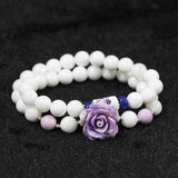 Colorful Shell Round Beaded Bracelet for Women Bangle Jewelry