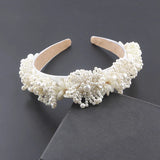 Pearl Flower Headband for Prom Party Hair Accessories