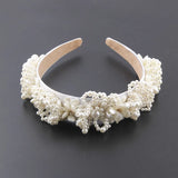 Pearl Flower Headband for Prom Party Hair Accessories
