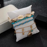 Heart Eyes Rice Beads Anklet Jewelry for Women