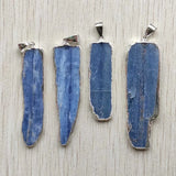 Natural Kyanite Stone Pendants for Jewelry Making 8pcs/lot