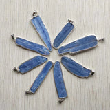 Natural Kyanite Stone Pendants for Jewelry Making 8pcs/lot