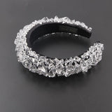 Crystal Sponge Headband for Prom Catwalk Hair Accessories