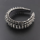 Crystal Sponge Headband for Prom Catwalk Hair Accessories