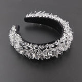 Crystal Sponge Headband for Prom Catwalk Hair Accessories