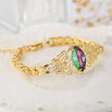 Gold-Plated Devil's Eye Bracelet - Unisex