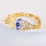 Gold-Plated Devil's Eye Bracelet - Unisex