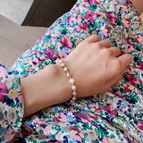 Elegant Baroque Pearl Bracelet