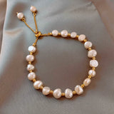 Elegant Baroque Pearl Bracelet