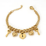Stainless Steel Love Bracelet European Style Lucky 8 Hand Jewelry