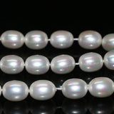 Shell Pearl Rice Barrel Loose Beads 12*15mm 15" B2282