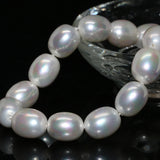 Shell Pearl Rice Barrel Loose Beads 12*15mm 15" B2282