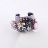 Rhinestone Tassel Bird Parquet Bracelet Ladies Travel 950