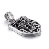Retro Crown Skull Titanium Steel Pendant Necklace