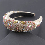 Rhinestone Pearl Headband for Ladies Party Hair Accessories