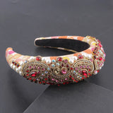 Rhinestone Pearl Headband for Ladies Party Hair Accessories