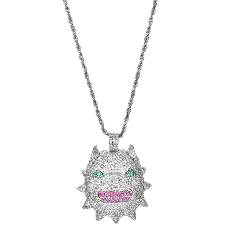 Hip-Hop Little Monster Sweater Chain Pendant