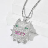 Hip-Hop Little Monster Sweater Chain Pendant