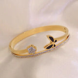 Women's Titanium Steel Butterfly Bracelet