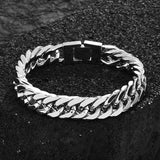 Thick Cuban Chain Bracelets for Men and Women
