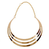 Women Layered Open Torques Necklace Maxi Choker Chunky Necklaces
