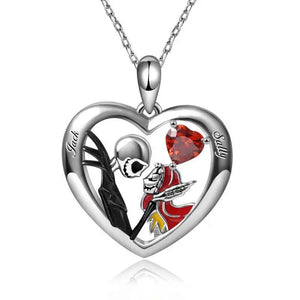 Women's Retro Skull Halloween Hollow Necklace Pendant