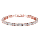 Zircon Bracelet 3 Rows Ladies Full Diamond Hand Jewelry