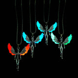 Fluorescent Angel Wings Goddess Necklace Pendant