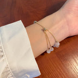 Pearl Cat-Eye Bracelet - Japanese Style Metal Sense