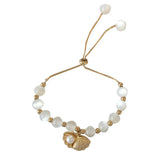 Pearl Cat-Eye Bracelet - Japanese Style Metal Sense