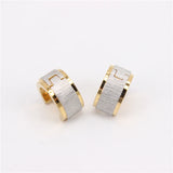 12 Pairs Snap Type Earrings for Girls in Four Seasons