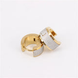 12 Pairs Snap Type Earrings for Girls in Four Seasons
