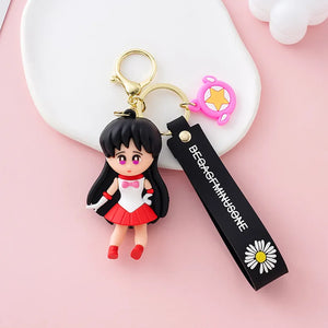 Cute Girl Doll Bag Pendant Car Key Chain