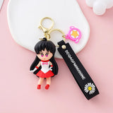 Cute Girl Doll Bag Pendant Car Key Chain