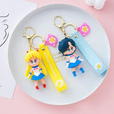 Cute Girl Doll Bag Pendant Car Key Chain