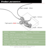 Girls Silver Flower Pendant Necklace on Snake Chain