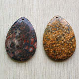 Chrysanthemum Stone Water Drop Charms Pendant 4pcs/lot