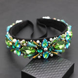 Baroque Crystal Small Particles Headband Reception Rhinestone Headband