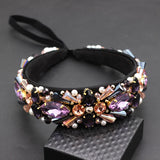 Baroque Crystal Small Particles Headband Reception Rhinestone Headband