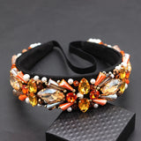 Baroque Crystal Small Particles Headband Reception Rhinestone Headband